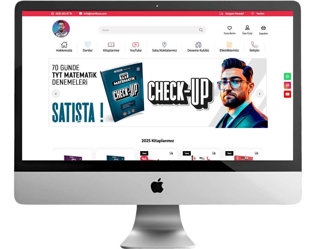 merthoca.com Ticimax profesyonel tasarım